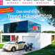 Titelbild vom Magazin mein schönes zuhause mit einem modernen Haus und einer Steingarage als Titelbild